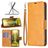 Mobigear Excellent Nokia X30 Hülle Klapphülle Geldbörse - Cognac