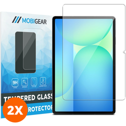 Mobigear Samsung Galaxy Tab S10 FE Plus Panzerglas Gehärtetes Glas Displayschutz - Hüllenfreundlich (2er Pack)