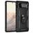 Mobigear Armor Ring Google Pixel 6 Hülle Hardcase Backcover Stoßfest mit Ringhalter - Schwarz