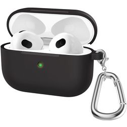 Mobigear Classic Apple AirPods 3 Hülle Silikon (flexibel) - Schwarz