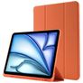 Mobigear Tri-Fold Gel iPad Air 11 Zoll (2025) Hülle TPU,Kunstleder Klapphülle + Stifthalter - Orange