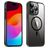 Valenta Trend iPhone 15 Pro MagSafe Hülle Hardcase Backcover - Transparent / Schwarz