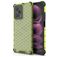 Mobigear Honeycomb POCO X5 Pro Hülle Hardcase Backcover Stoßfest - Grün