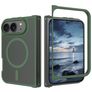 Mobigear Shockproof iPhone Duo MagSafe Hülle Hardcase Backcover - Dunkelgrün