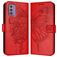 Mobigear Butterfly Nokia G42 Hülle Klapphülle Geldbörse - Rot