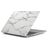 Mobigear Marble MacBook Pro 16 Zoll (2021-2026) Hardcase Hülle MacBook Case - Weiß - Model A2485 / A2780 / A2991 / A3186 / A3428 / A3429