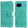 Mobigear Sunflower Google Pixel 10a Hülle Klapphülle Geldbörse - Grün