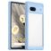 Mobigear Crystal Google Pixel 7a Hülle Hardcase Backcover - Transparent / Blau