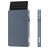 Valenta Cardprotector Aluminium Kartenetui - 7 Karten - MagSafe Kompatibel - Grau