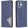 Mobigear Rhombus Slim Nothing Phone (1) Hülle Klapphülle - Blau