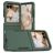Mobigear Heavy Armor Motorola Razr 50 Hülle Hardcase Backcover Stoßfest - Dunkelgrün