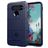 Mobigear Rugged Shield LG K51s Hülle Flexibles TPU Backcover Stoßfest - Blau