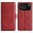 Mobigear Slim Magnet iPhone 17 Pro Hülle Klapphülle Geldbörse - Rot