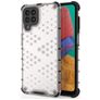 Mobigear Honeycomb Samsung Galaxy M33 Hülle Hardcase Backcover Stoßfest - Weiß