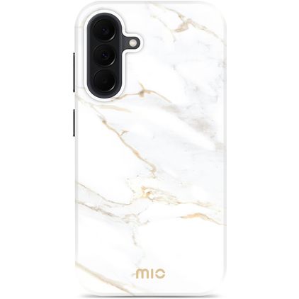MIO Samsung Galaxy A37 MagSafe Hülle Hardcase Backcover - White Marble