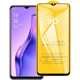 Mobigear Premium OPPO A31 Panzerglas Gehärtetes Glas Displayschutz - Hüllenfreundlich - Schwarz