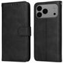 Mobigear Wallet iPhone 17 Pro Max Hülle Klapphülle Geldbörse - Schwarz