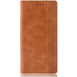 Mobigear Sensation Google Pixel 3a XL Hülle Klapphülle Geldbörse - Cognac