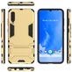 Mobigear Armor Stand Samsung Galaxy A70 Hülle Hardcase Backcover Stoßfest mit Ständer - Gold