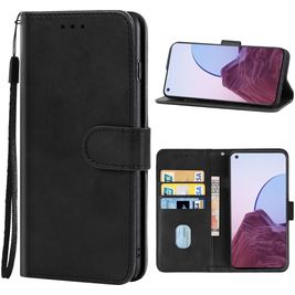 Mobigear Wallet OPPO Reno 7 Lite Hülle Klapphülle Geldbörse - Schwarz