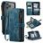 CaseMe C30 iPhone 17 Pro Max Hülle Klapphülle Geldbörse - Blau