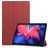 Mobigear Tri-Fold Lenovo Tab P11 Plus Gen 1 Hülle Klapphülle - Rot