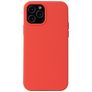 Mobigear Rubber Touch iPhone 13 Mini Silikon Hülle Backcover - Koralle
