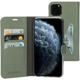 Mobiparts Classic Wallet iPhone 11 Pro Max Hülle Klapphülle Geldbörse - Stone Green