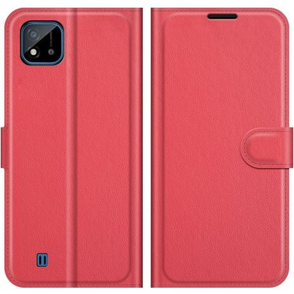 Mobigear Classic Realme C11 (2020) Hülle Klapphülle Geldbörse - Rot