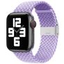Mobigear Braided Nylon Apple Watch Armband Klappschließe - 42/41/40/38 mm - Lavendel