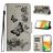 Mobigear Butterfly Samsung Galaxy A35 Hülle Klapphülle Geldbörse - Grau