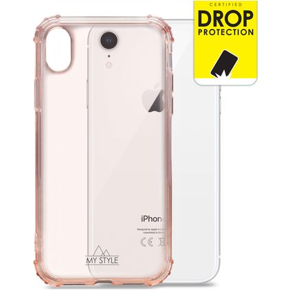 My Style Protective Flex iPhone XR Hülle Flexibles TPU Backcover Stoßfest - Soft Pink