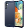 Mobigear Brushed Slim Samsung Galaxy A14 Hülle Flexibles TPU Backcover - Blau