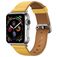 Mobigear Roma Leder Apple Watch Armband Dornschließe - 49/46/45/44 mm - Cognac