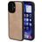 Mobiparts Classic iPhone 16 MagSafe TPU / Kunstleder Backcover - Moonstone Beige