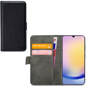 Mobilize Classic Gelly Wallet Samsung Galaxy A25 Klapphülle Portemonnaie - Schwarz
