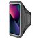 Mobiparts Comfort Fit Handyhalterung Joggen iPhone 13 Mini Sporthülle Neopren Sportarmband - Schwarz