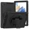 Mobigear SureGrip Samsung Galaxy Tab A8 10.5 (2021) Hülle Kunststoff,Silikon Backcover + Ständer - Schwarz