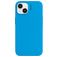 Nudient Base iPhone 14 Silikon Hülle Backcover - Vibrant Blue