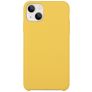 Mobigear Rubber Touch iPhone 15 Silikon Hülle Backcover - Gelb