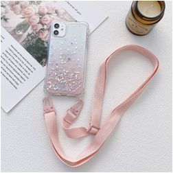 Mobigear Lanyard iPhone 13 Flexibles TPU Handykette - Pink