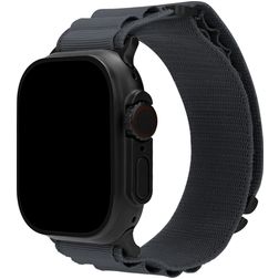 Mobilize Alpine Nylon Apple Watch Armband Dornschließe - 42/41/40/38 mm - Dark Grey