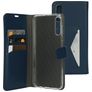 Mobiparts Classic Wallet Samsung Galaxy A70 Hülle Klapphülle Geldbörse - Blau