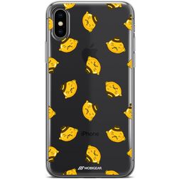 Mobigear Design iPhone XS Max Hülle Flexibles TPU Backcover - Lemon