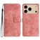 Mobigear Butterfly iPhone 17 Pro Hülle Klapphülle Geldbörse - Pink