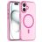 Mobigear Shockproof iPhone 16 MagSafe Hülle Flexibles TPU Backcover - Pink