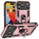 Mobigear Armor Ring iPhone 17 Pro Max Hülle Hardcase Backcover Stoßfest mit Ringhalter - Roségold