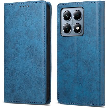 Mobigear Wallet Xiaomi 14T Pro Hülle Klapphülle Geldbörse - Blau