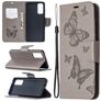 Mobigear Butterfly Samsung Galaxy S20 FE Hülle Klapphülle Geldbörse - Grau