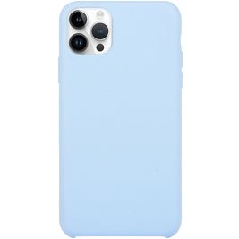 Mobigear Rubber Touch iPhone 15 Pro Silikon Hülle Backcover - Blau